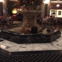 Ducks in the Peabody hotel fountain!